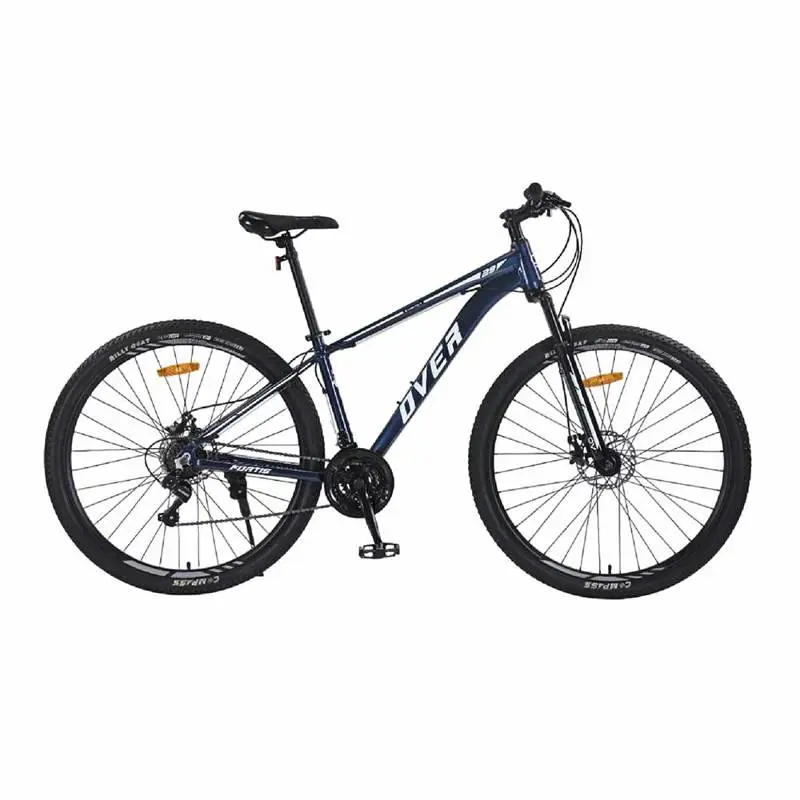 Bicicleta Mtb Overtech Fortis R29 Aluminio Full Shimano, 21V Color Azul/Gris XL