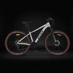 Bicicleta MTB Fortis GT R29 Aluminio, 24 Vel, Frenos Hidráulicos, Sus c/bloqueo, Crema/negro, S