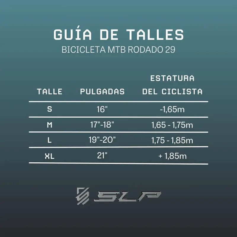 BICICLETA SLP MTB 5 PRO R29 T18
