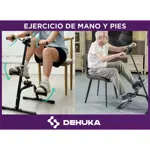 Mini Bicicleta Fija Dehuka Pedalera Ancianos Rehabilitacion Ejercicio Color Negro