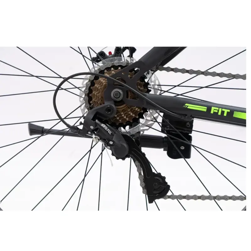 bicicleta silverfox fit rodado 29 talle 18 21 vel. negro