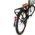 Bicicleta Urbana de Paseo Rodado 29 Fiat 500 con 7 Velocidades Negro