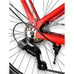 Bicicleta Urbana de Paseo Rodado 29 Fiat 500 con 7 Velocidades Rojo