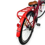 Bicicleta Urbana de Paseo Rodado 29 Fiat 500 con 7 Velocidades Rojo