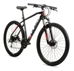 Bicicleta Olmo All Terra Attack Negro Rojo R29 T21 8 Veloc.