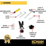 Bordeadora A Explosión Motor 2t 26cc 1hp Konan Naftera