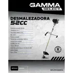 Desmalezadora 52cc - Gamma Select - G1845AR