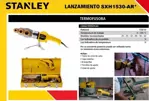 Termofusora 1500w Stanley 6 Boquillas + Tijera Sxh153 Stanley