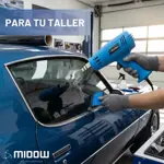 Pistola De Calor Midow Con 4 Boquillas 500° 2000w Azul