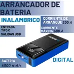 Arrancador De Batería Portátil Para Auto Midow 600a Pantalla