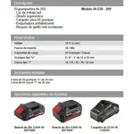 Engrampadora Clavadora Inalambrica 20V Daihatsu Hi-E20 S/B