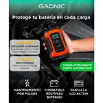Cargador De Batería Gadnic Para Auto Moto 12V Corte Automático Mantenedor