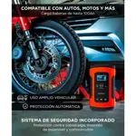 Cargador De Batería Gadnic Para Auto Moto 12V Corte Automático Mantenedor