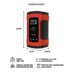 Cargador De Batería Gadnic Para Auto Moto 12V Corte Automático Mantenedor