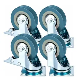 4 Ruedas Para Muebles Giratorias