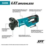 Taladro Inalámbrico en Ángulo Recto Makita XAD06T 18V LXT® 5.0Ah