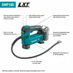 Inflador Makita DMP180ZX LXT® inalámbrico de iones de litio de 18 V, color verde azulado