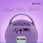 Parlante Inalámbrico Suono MS-2239BT Bluetooth RGB