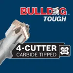 Juego de brocas perforadoras Bosch HC4CK007-7 Pc. Bulldog SDS-Plus®