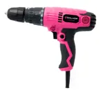 TALADRO ATORNILLADOR PERCUTOR SALKOR ROSA 10MM 300W-(601APPR1000)