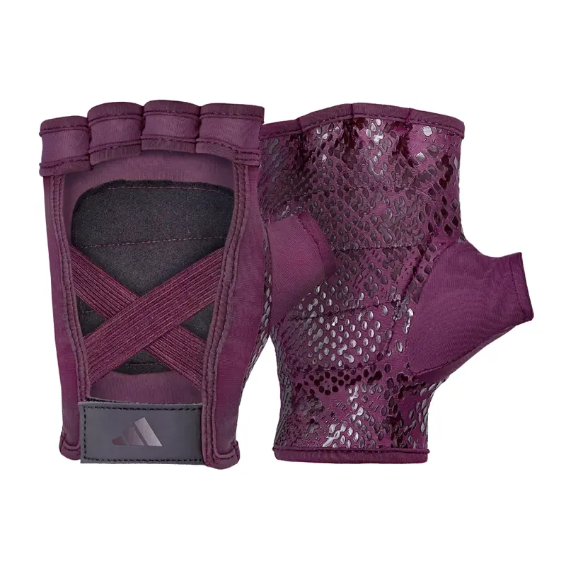Guantes de Entrenamiento Mujer Bordo Adidas Fitness