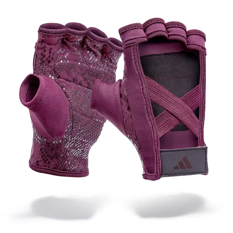 Guantes de Entrenamiento Mujer Bordo Adidas Fitness