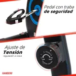 Bicicleta Fija Horizontal ARG-2534 Randers Mangetica Regulable