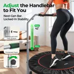 Mini Trampolín Plegable Para Adultos BCAN TX-6389CU 40 Pulgadas