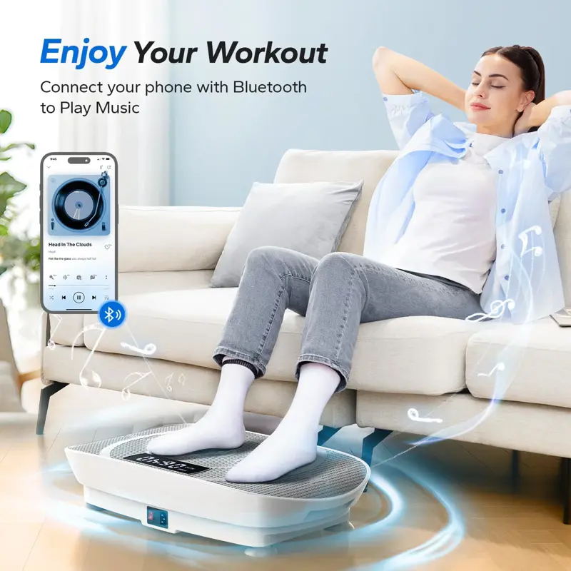 Máquina Vibratoria MERACH CV30 Pro 400lbs Bluetooth Home Gym