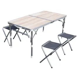Set Plegable De Mesa Con Sillas 712...