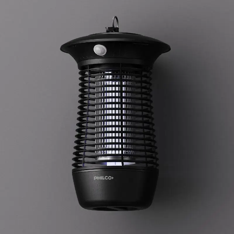 Atrapa Insectos Exterior Philco Farol Luz UV Negro PHLR939W NS