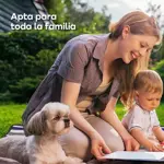 Lona Playera Impermeable Portatil Waggs Manta Picnic Camping Azul