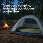 Bolsa de dormir Térmica Impermeable Waggs Extensible Camping Rojo