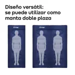 Bolsa de dormir Térmica Impermeable Waggs Extensible Camping Rojo