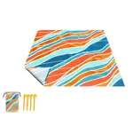 Lona Manta Playera Impermeable Waggs con Bolso y Estacas Naranja