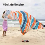 Lona Manta Playera Impermeable Waggs con Bolso y Estacas Naranja