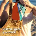 Lona Manta Playera Impermeable Waggs con Bolso y Estacas Naranja