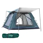 Carpa Autoarmable Waggs 6 Personas Impermeable Doble Alero Verde