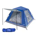 Carpa Autoarmable Waggs 6 Personas Impermeable Doble Alero Azul