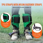 Espuelas para trepar árboles VEVOR, acero aleado, 160 kg, carga con correas