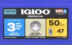 Conservadora Igloo Blue Profile II 50 con Tecnología Cool Riser