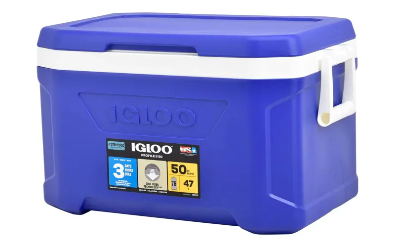 Conservadora Igloo Blue Profile II 50 con Tecnología Cool Riser
