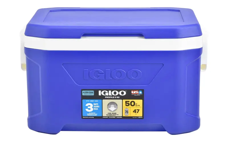 Conservadora Igloo Blue Profile II 50 con Tecnología Cool Riser