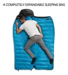 Saco De Dormir Ultraligero Naturehike Para Clima Frío 3-4 Negro Ubicación Del Cierre