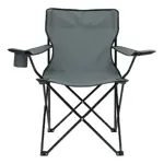 Silla Director de Camping – Gris Premium Reforzada