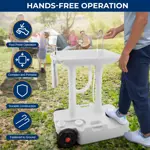 Estación Lava Manos Portátil SereneLife 30L con Dispensador