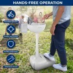 Estación Lavado Manos Portátil SereneLife 19L Lavado Libre