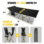 Cama Plegable Camping YELLOW JACKET ASF108B 75x32 Pulgadas