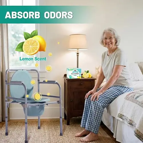 Gel De Inodoro Portátil, 50 Paquetes De Gel