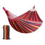 Hamaca Para Camping Paraguaya Con Bolso Premium Rojo